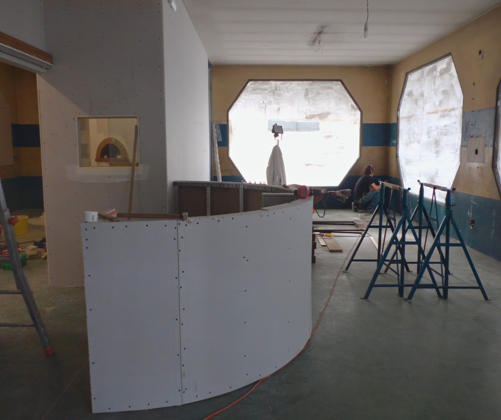 2012 lavori: da officina meccanica dismessa a laboratorio pizzeria