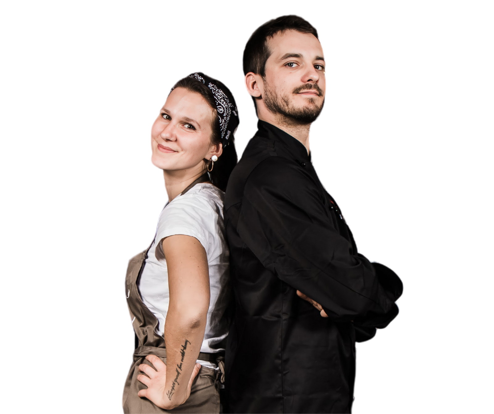 Fotografia che ritrae i titolari di "Laboratorio in Fermento": Andrea Piccolo e Valentina Zanella